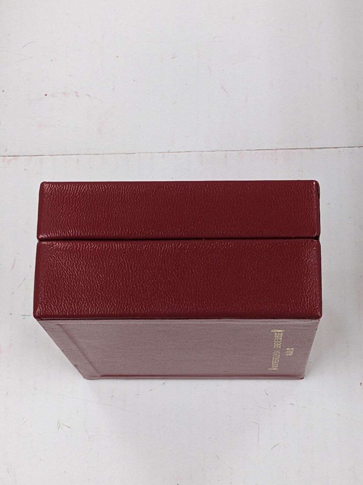 VINTAGE GENUINE ROLEX Red watch box case 14.00.02 no inner cushion 230917003yS