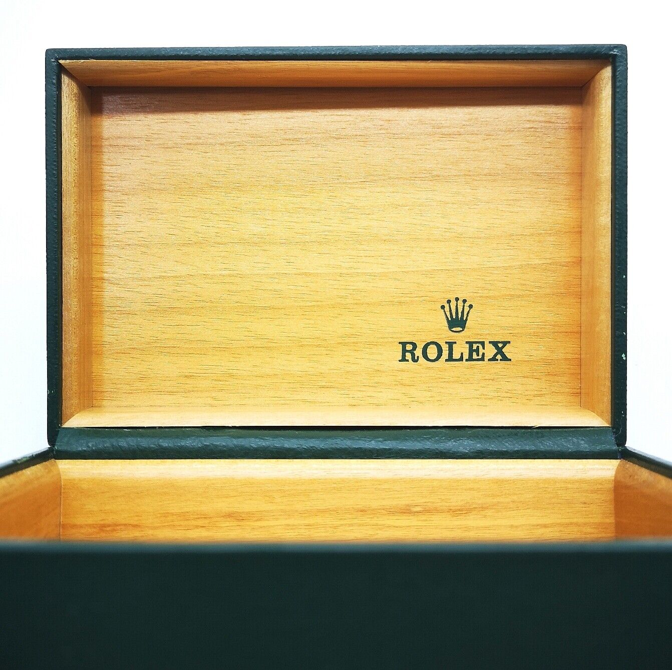 VINTAGE GENUINE ROLEX watch box case 68.00.01 no cushion Green 0425002ｍ1