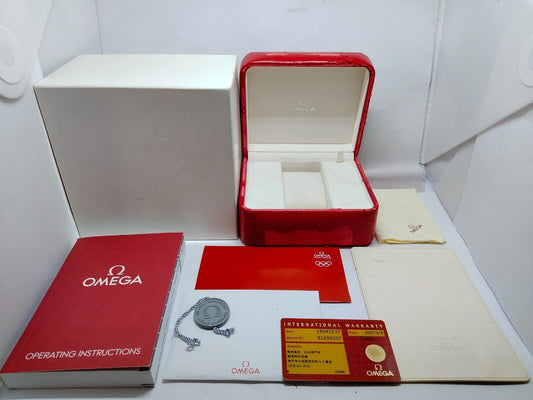 OMEGA Seamaster Speedmaster watch box case red warranty guarantee 230716017y2S