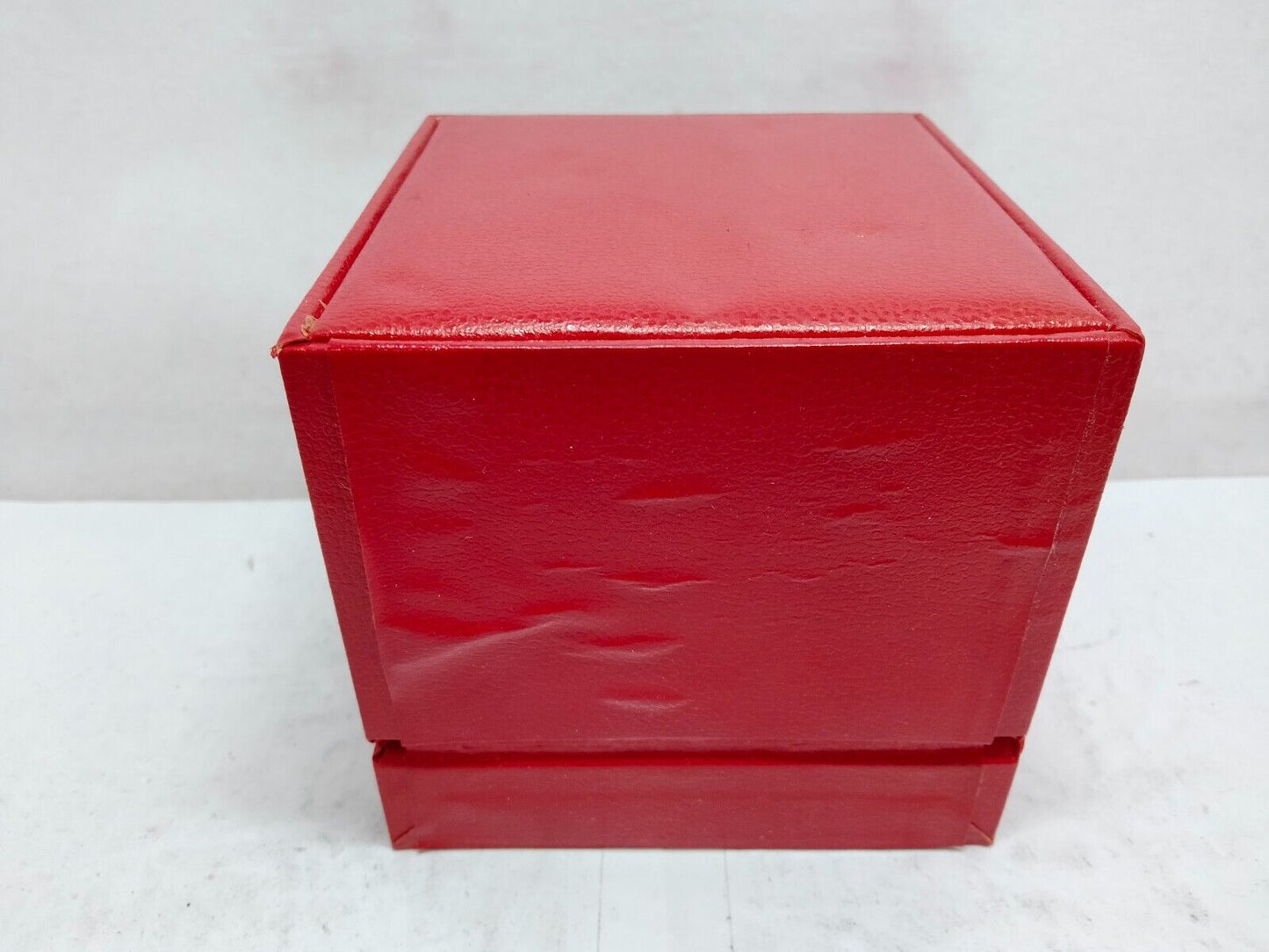 GENUINE OMEGA Speedmaster Seamaster Red watch box case no inner 230606010y7S