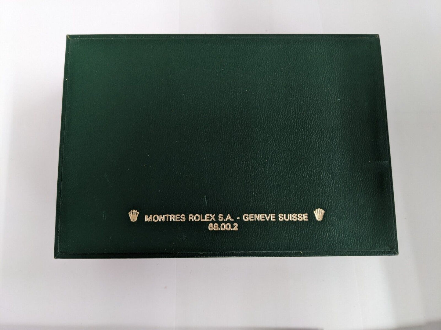 VINTAGE GENUINE ROLEX 16014 Datejust green watch box case 68.00.2 231029005y