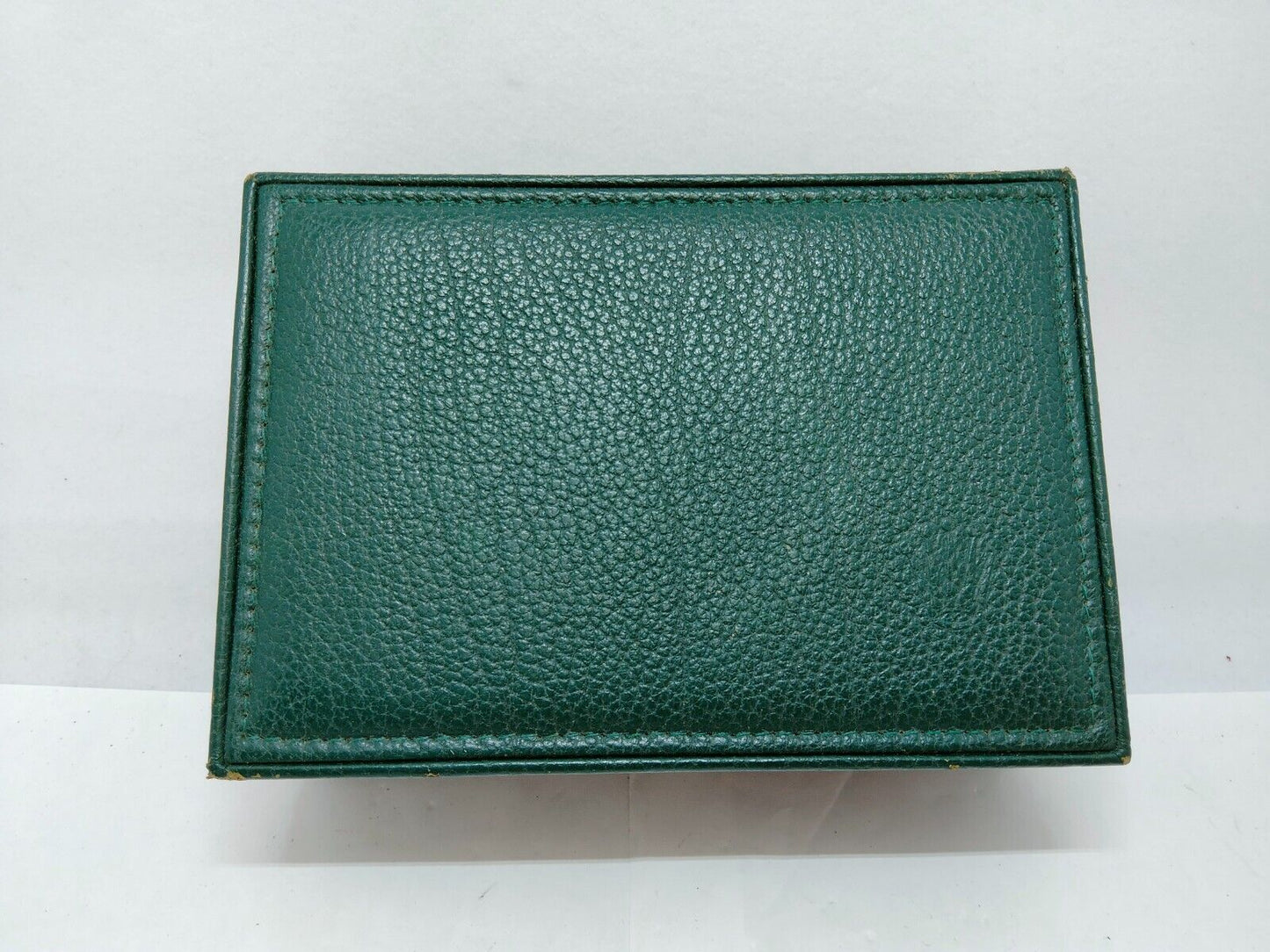 VINTAGE GENUINE ROLEX watch box case no inner cushion 68.00.01 green 0530001mS