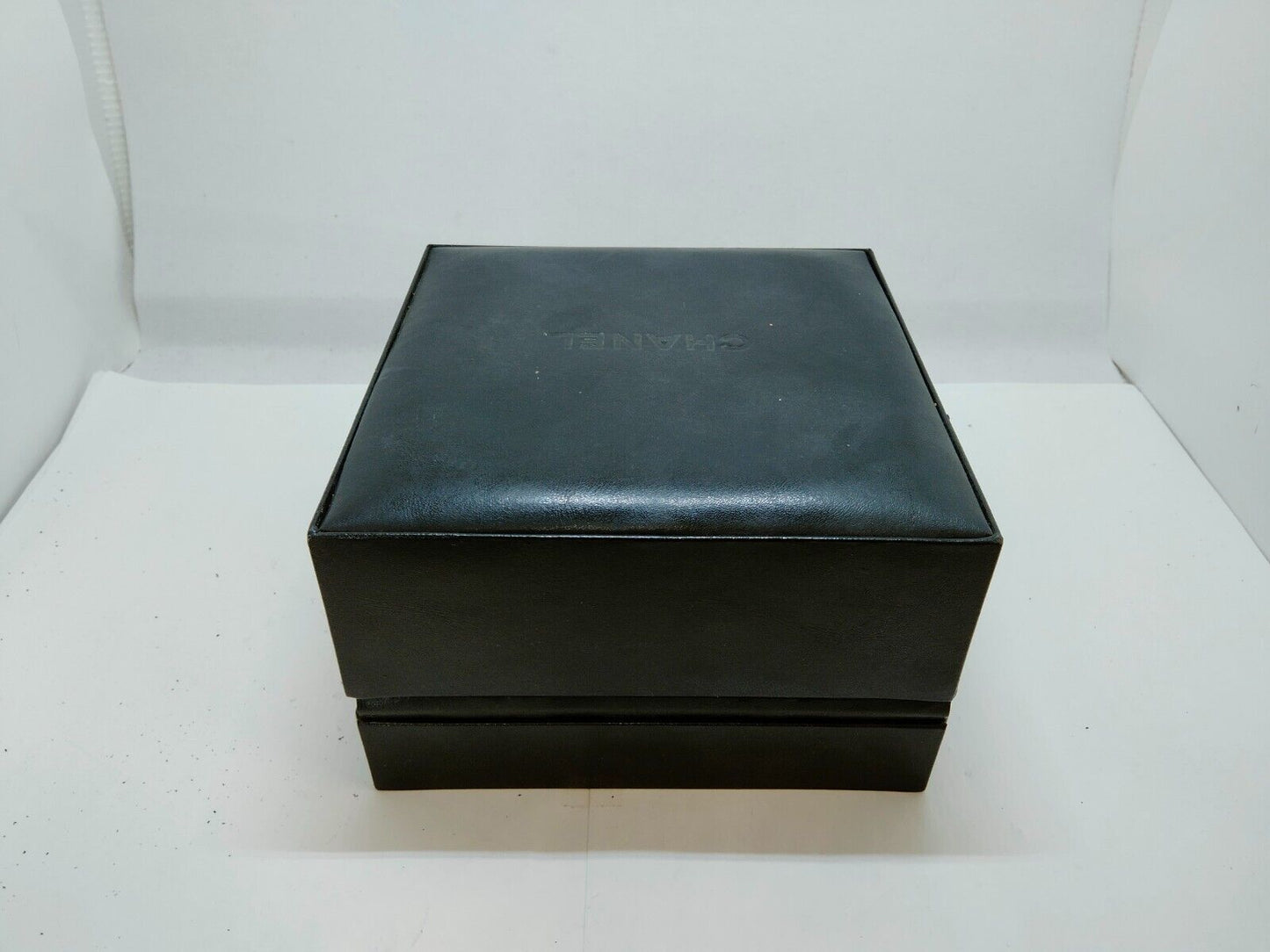 VINTAGE GENUINE CHANEL J12 Black watch box case 0612004y2S