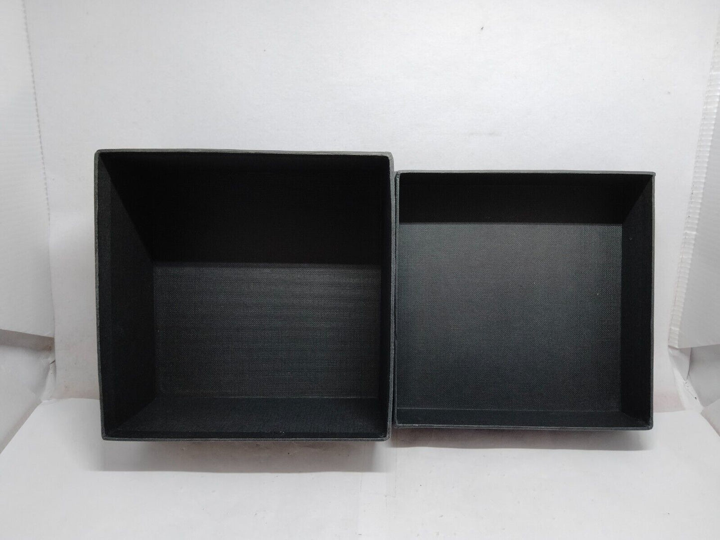 VINTAGE GENUINE BVLGARI watch box case Black wood leather 230605003y2S