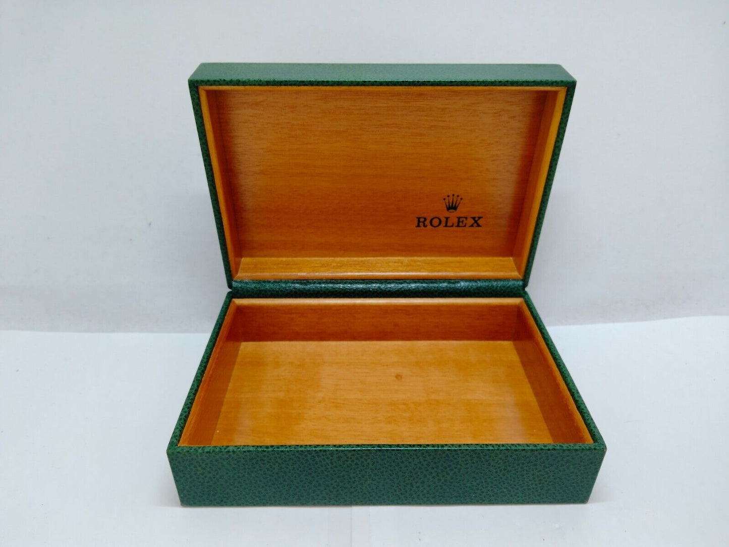 VINTAGE GENUINE ROLEX Wave Green Watch Box case 68.00.08 no inner 0716002y20S