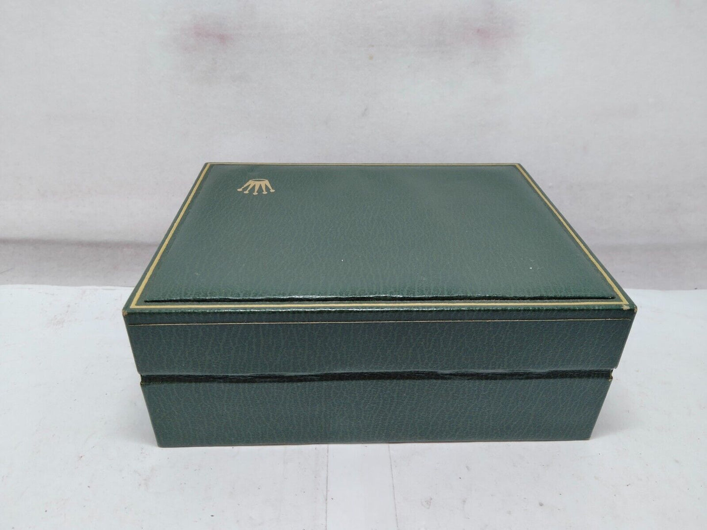 VINTAGE GENUINE ROLEX watch box case 11.00.91 Green wood no inner 231203007y2S