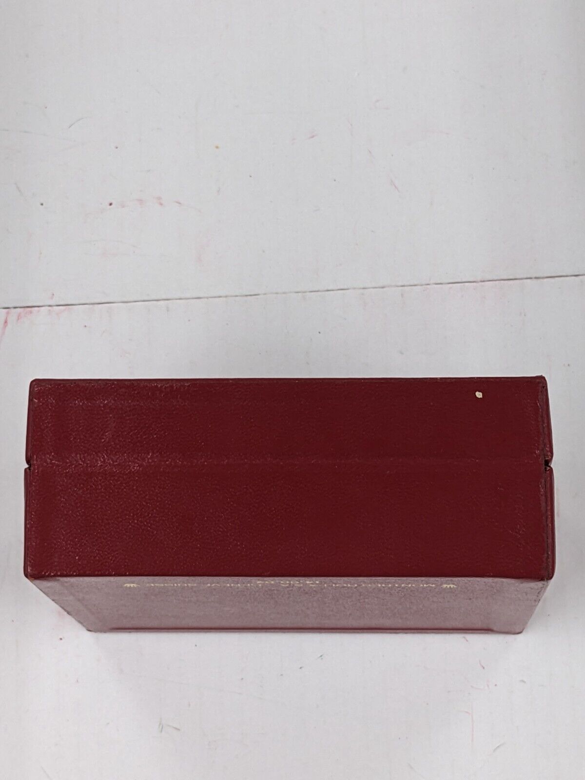 VINTAGE GENUINE ROLEX Red watch box case 14.00.02 no inner cushion 230917003yS