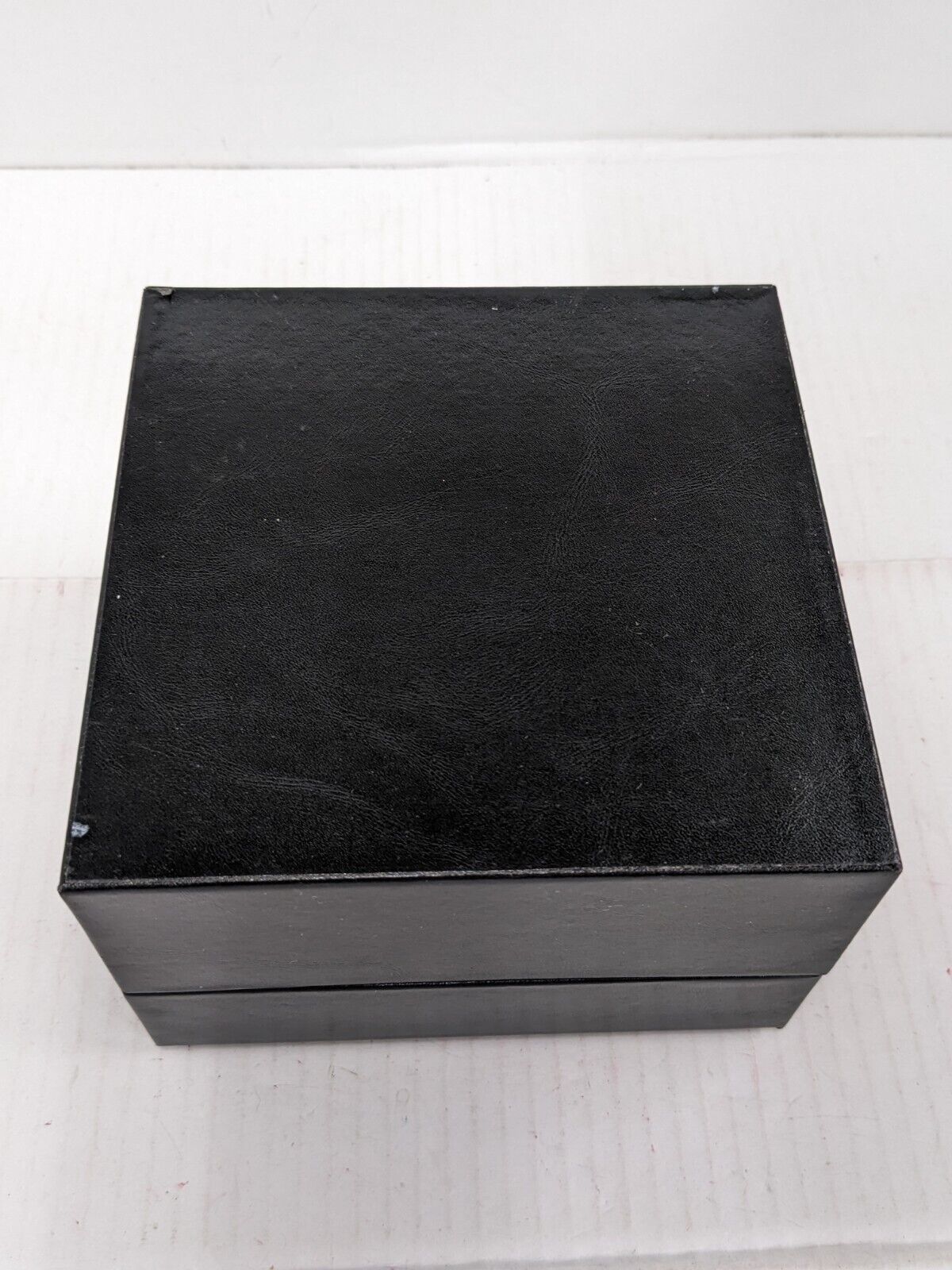 VINTAGE GENUINE BVLGARI watch box case Black warranty guarantee wood 231010002yS