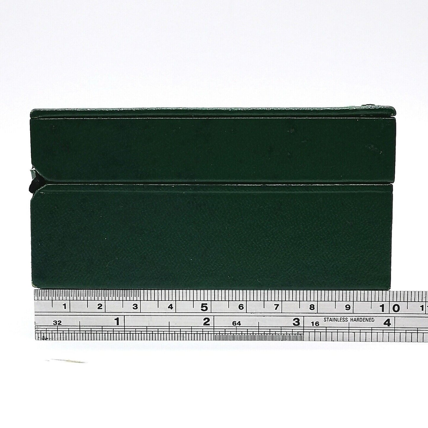 VINTAGE GENUINE ROLEX watch box case 68.00.2 Green 14.5cm 10cm 0429008e1