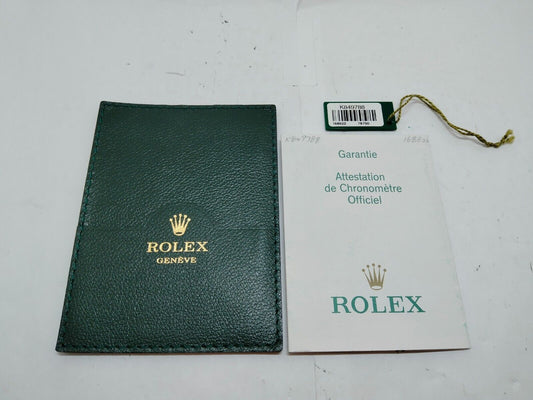 GENUINE ROLEX 168622 Yacht-Master watch warranty guarantee paper tag 1211007y1S