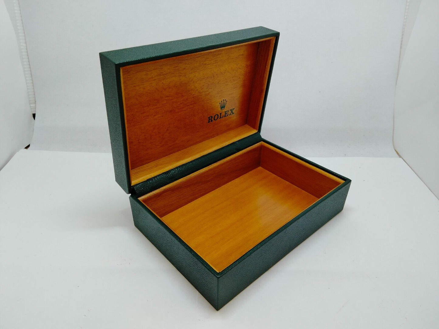 GENUINE ROLEX 16233 Datejust watch box case green no inner cushion 0708002y3S