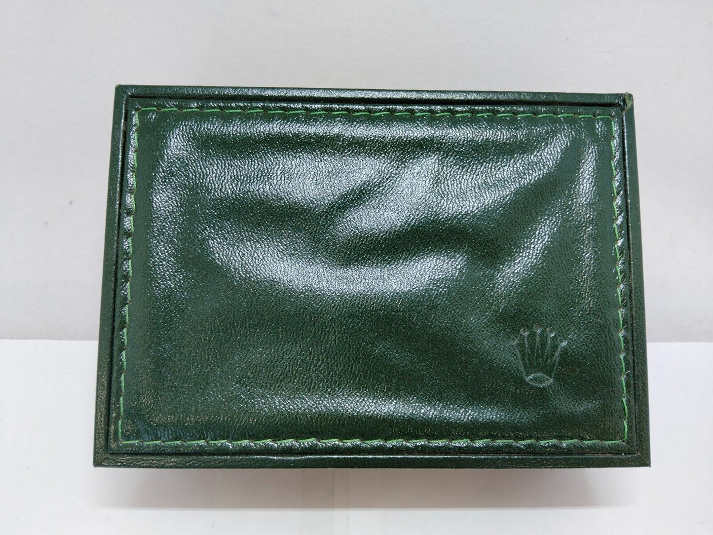 VINTAGE GENUINE ROLEX Green watch box case 68.00.2 no inner cushion 0716002y22S