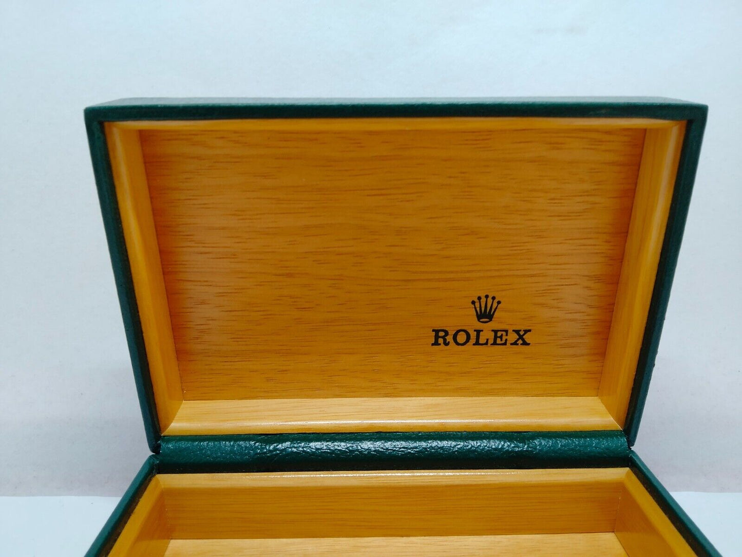 VINTAGE GENUINE ROLEX watch box case 68.00.71 Green no inner 0129004y2S