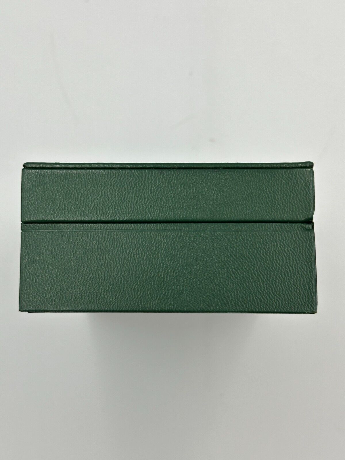 VINTAGE GENUINE ROLEX Green watch box case wood leather 68.00.06 240124004yA