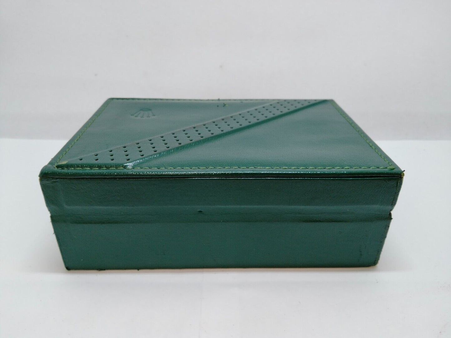 VINTAGE GENUINE ROLEX watch box case 68.00.06 no inner cushion green 0708002y1S