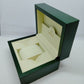 VINTAGE GENUINE ROLEX green watch box case cushion wave 39137.04 0525002m5S