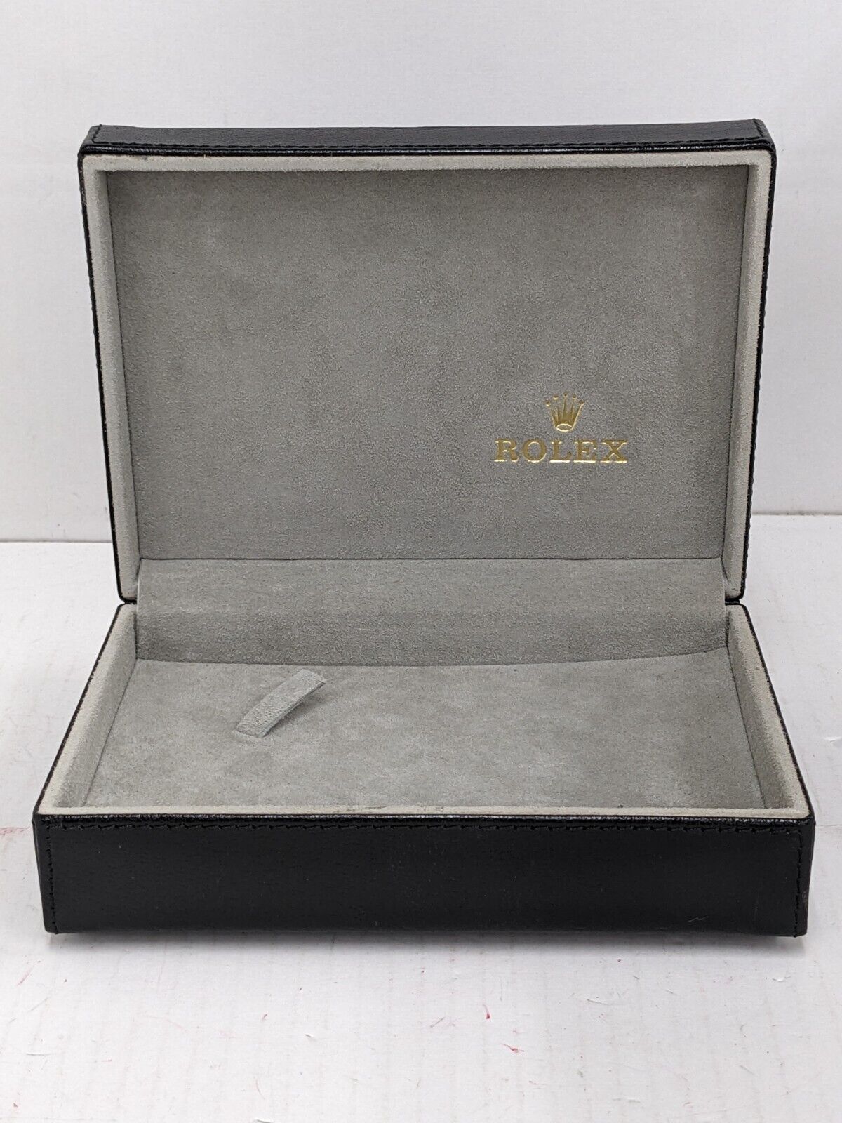 VINTAGE GENUINE ROLEX cellini watch box case 49.00.08 wood leather 230917005yS