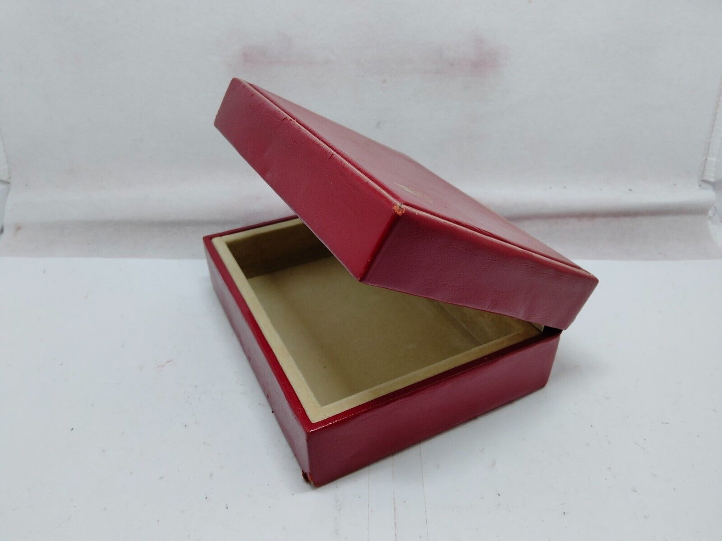 GENUINE ROLEX Red watch box case no inner cushion junk 14.00.02 230904005yS