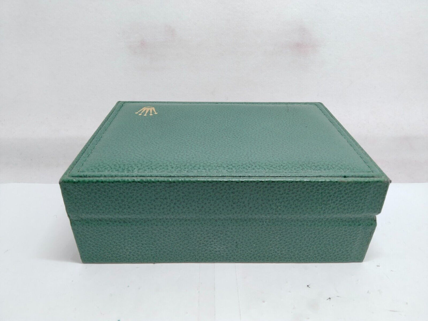 VINTAGE GENUINE ROLEX Green watch box case 68.00.08 no inner cushion 1223004y3S