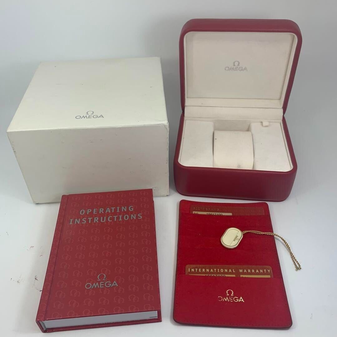 VINTAGE GENUINE OMEGA Seamaster Speedmaster watch box case 3 set 231113017m1S