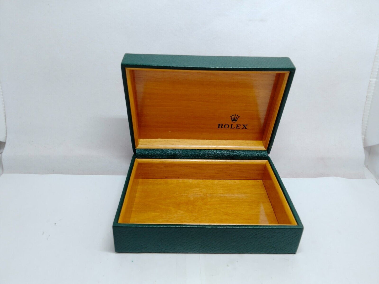 VINTAGE GENUINE ROLEX watch box case 68.00.55 no inner wood leather 0119004y6S