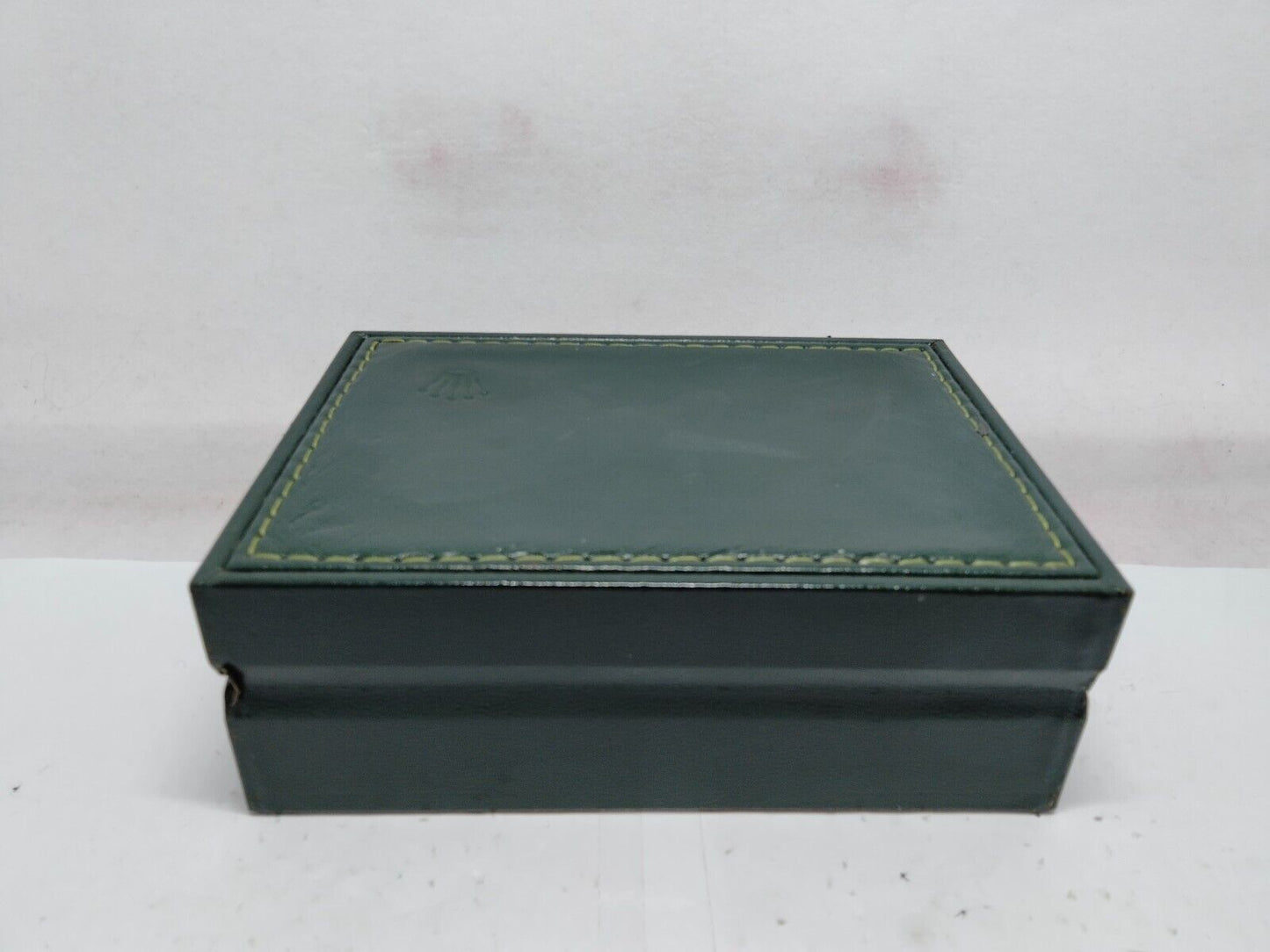 VINTAGE GENUINE ROLEX watch box case 68.00.02 Green no inner wood 0208001y4S