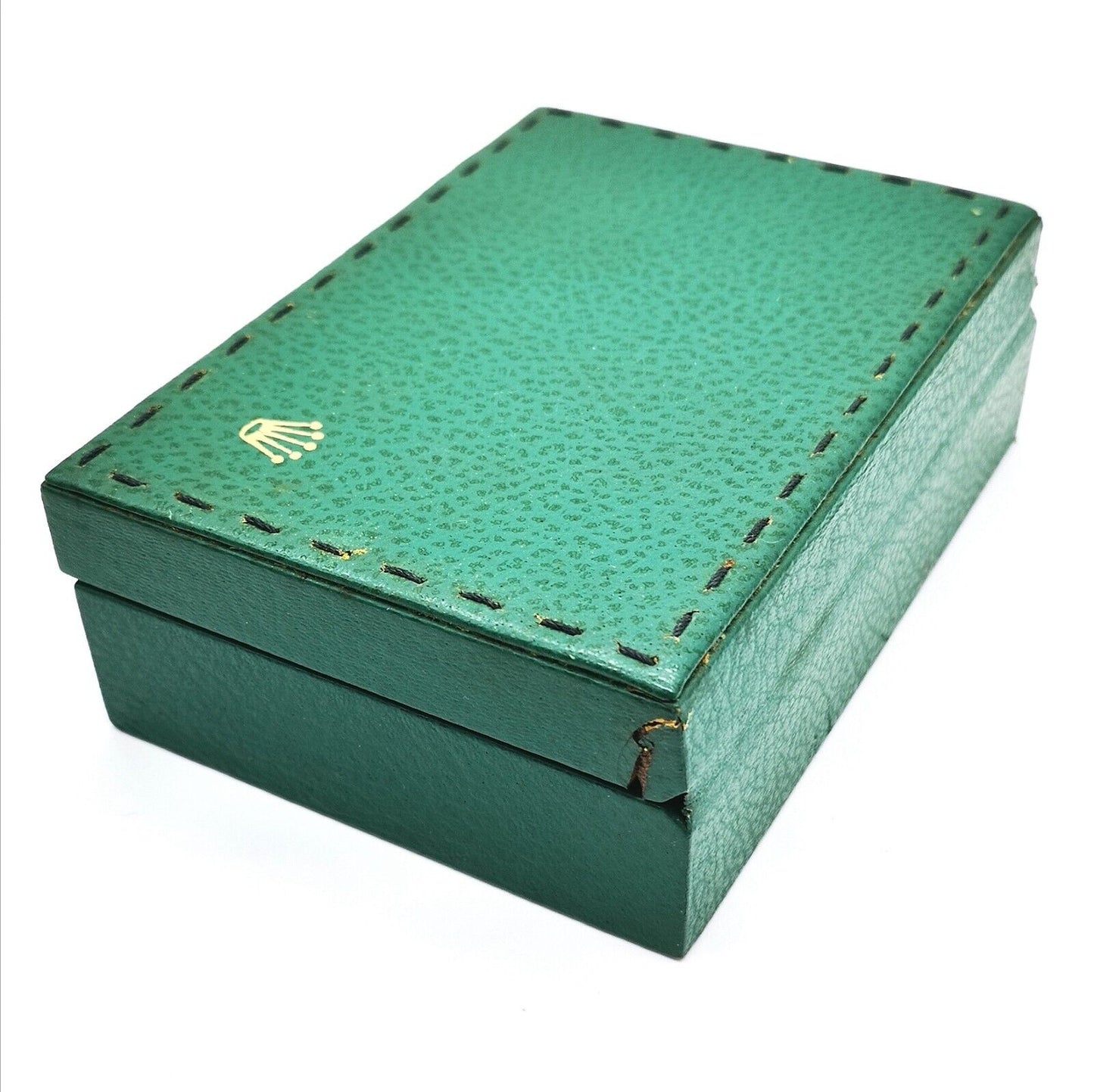 VINTAGE GENUINE ROLEX green watch box case no inner cushion 68.00.3 0420002e