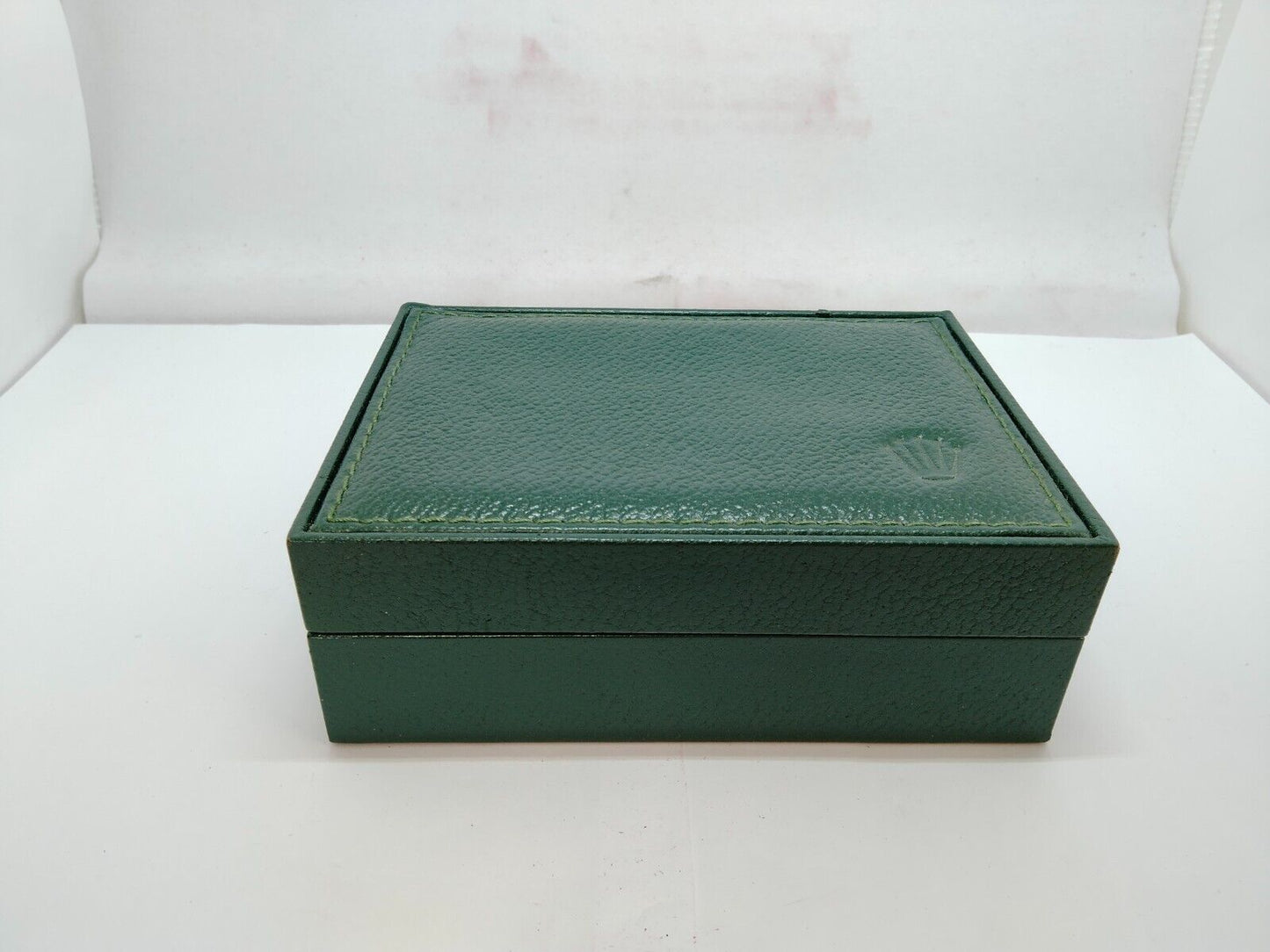 VINTAGE GENUINE ROLEX Green watch box case 68.00.55 no inner cushion 0905001y7S