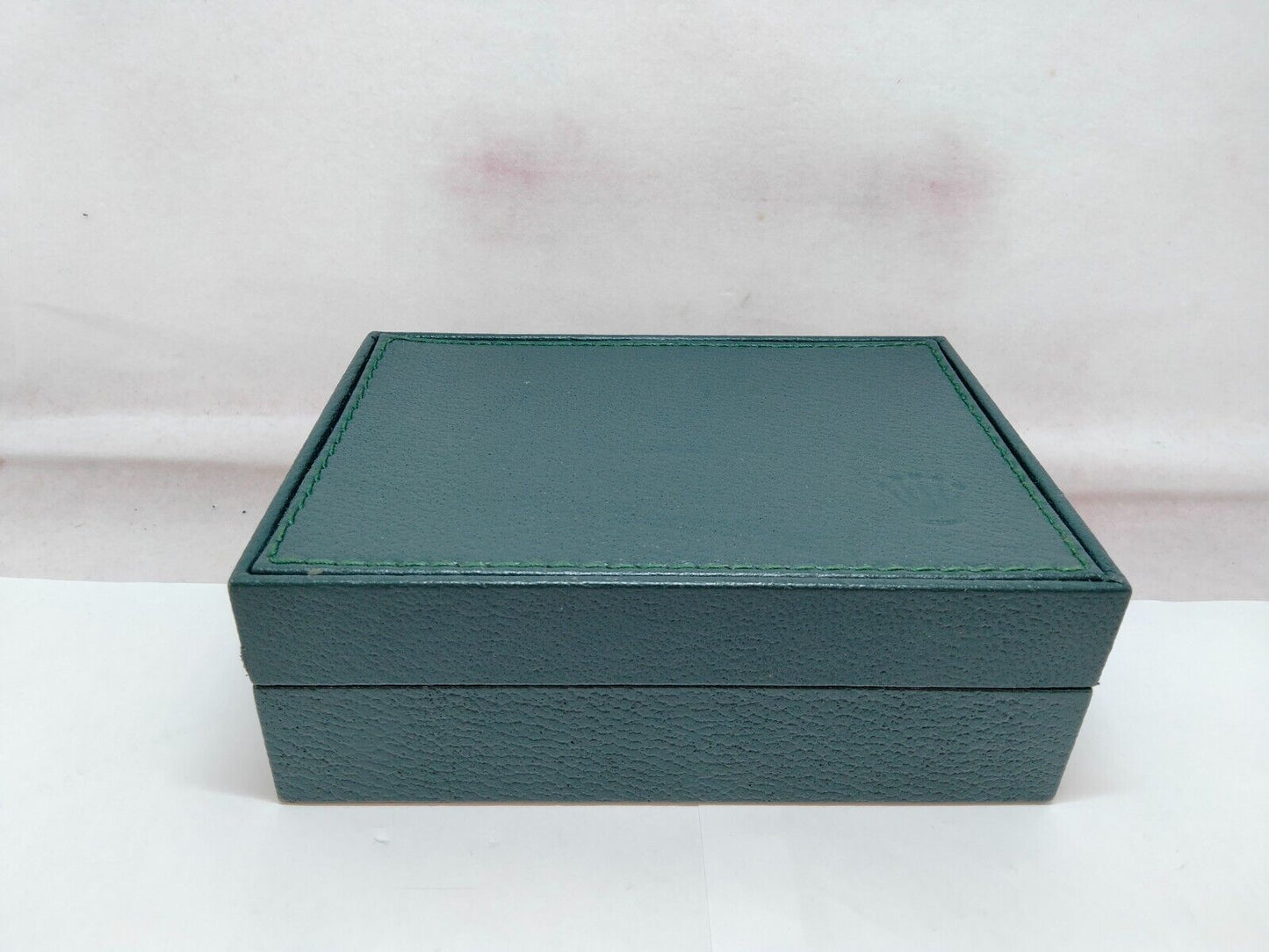 VINTAGE GENUINE ROLEX Green watch box case wood leather no inner 231213003y7S