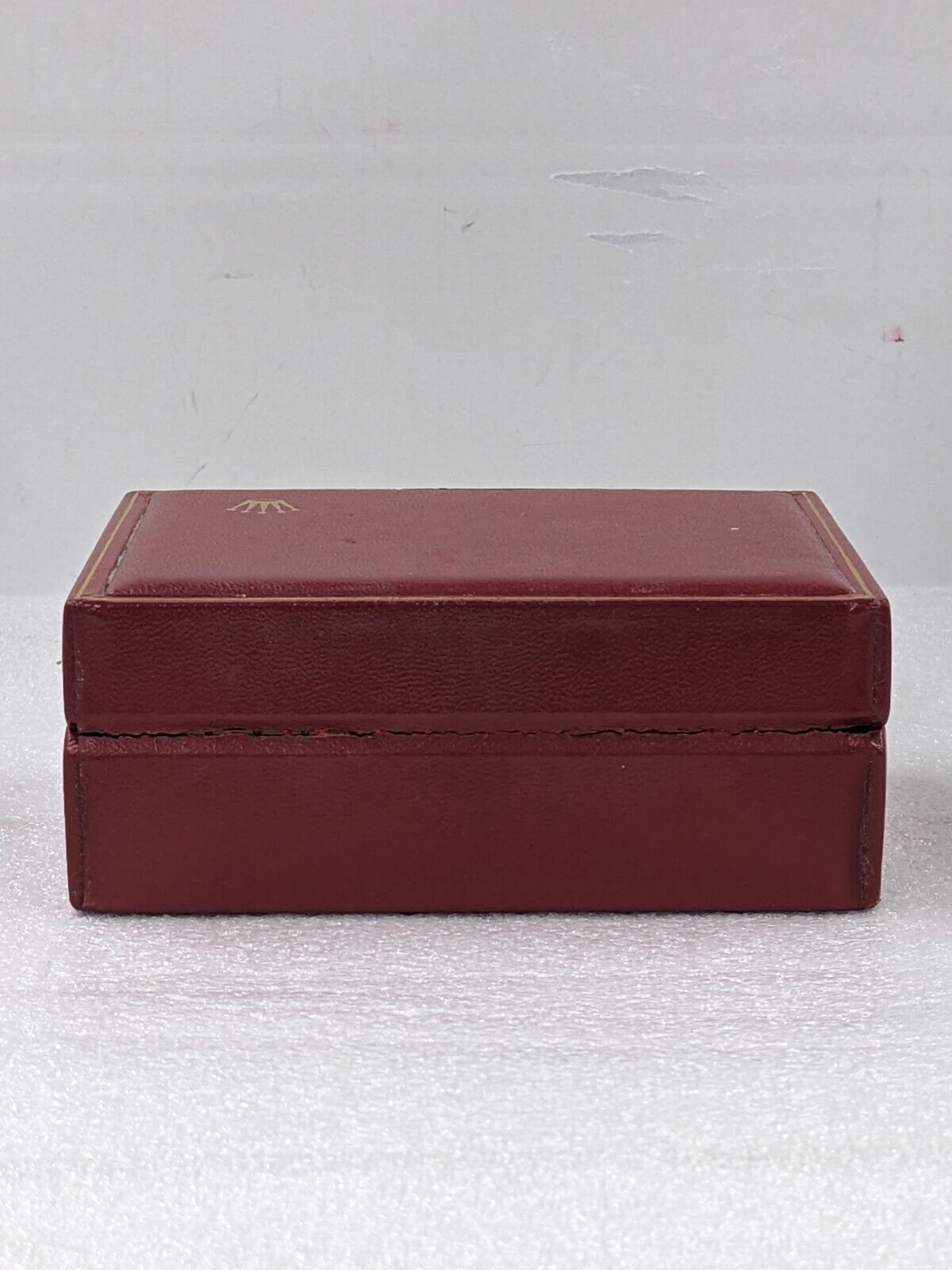 VINTAGE GENUINE ROLEX Red watch box case 14.00.08 wood no inner 231125004y4S