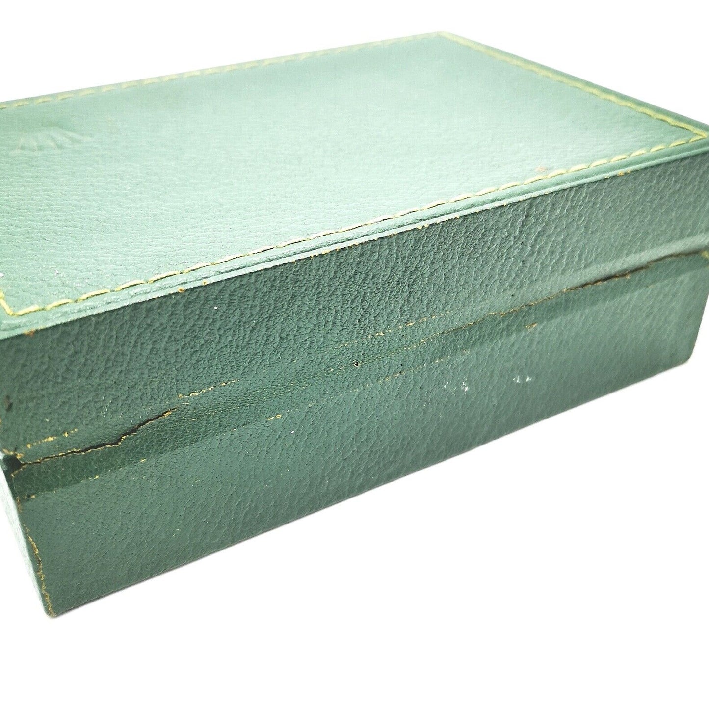 VINTAGE GENUINE ROLEX watch box case 68.00.55 Green 0302001e