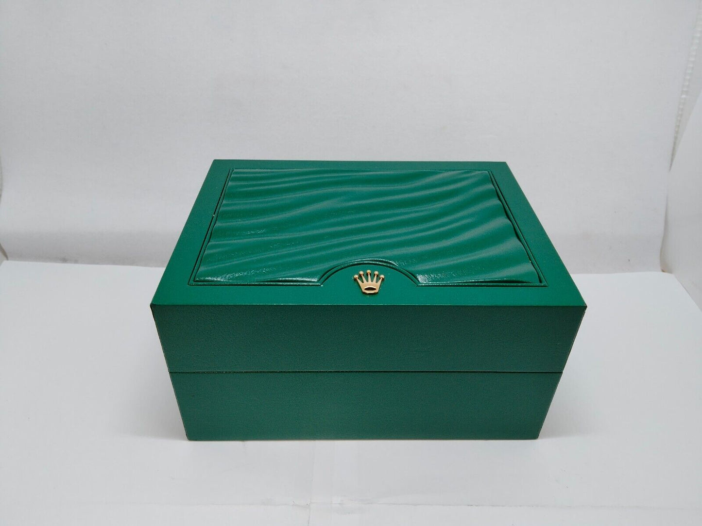 VINTAGE GENUINE ROLEX Green watch box case 3913704 no inner cushion 0813002y10S