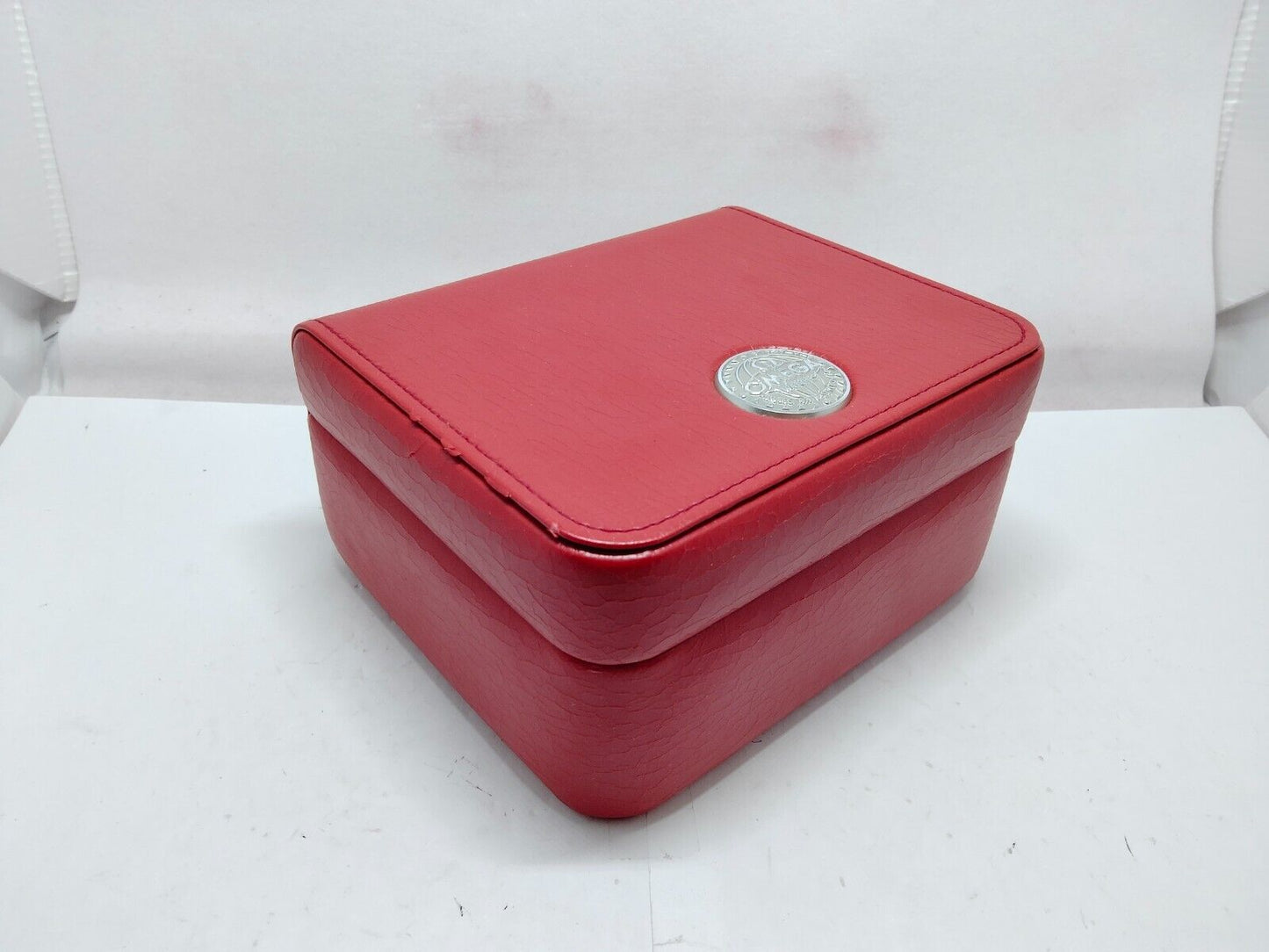 VINTAGE GENUINE OMEGA Speedmaster Seamaster watch box case red 1208001e1S