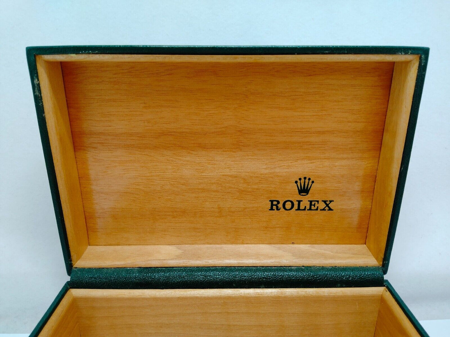 VINTAGE GENUINE ROLEX Green Watch Box Case 68.00.08 no inner cushion 0811002m4S