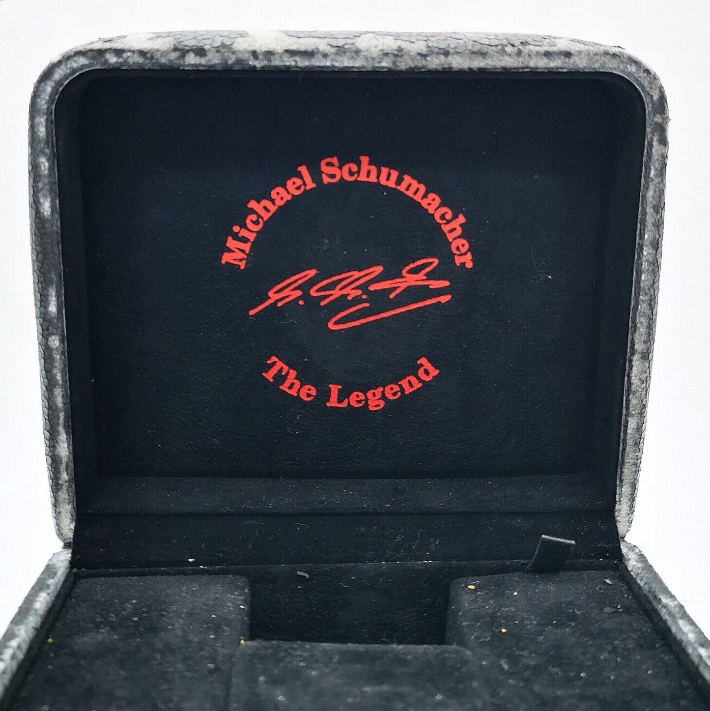 GENUINE OMEGA Michael Schumacher The Legend watch case box Black 0417001m2