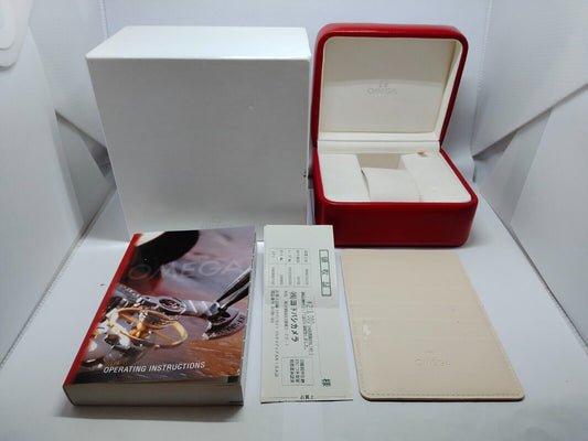 VINTAGE GENUINE OMEGA Seamaster Speedmaster watch box case booklet 1014001mS