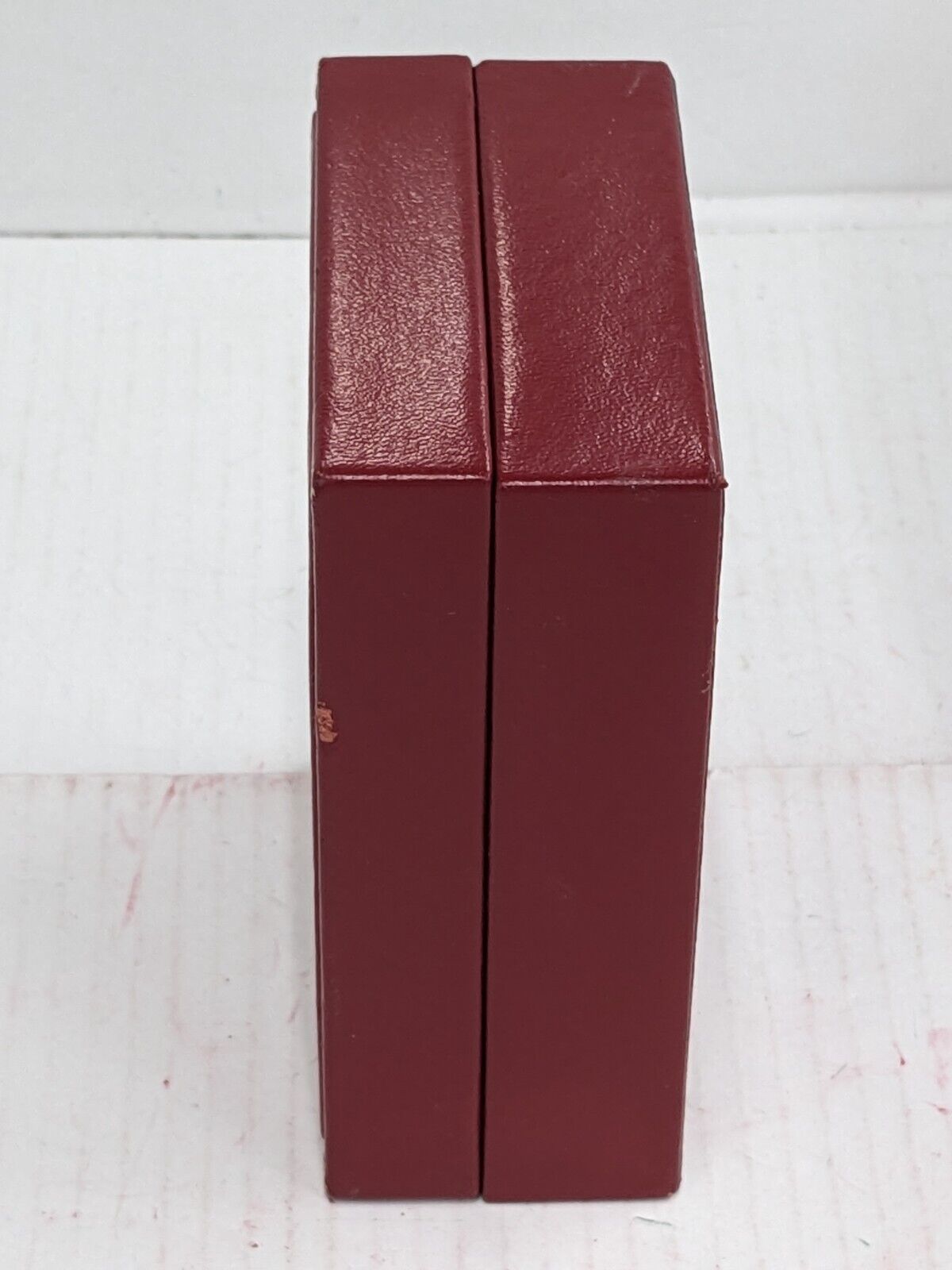 VINTAGE GENUINE ROLEX Red watch box case no inner cushion 14.00.02 231017007yS