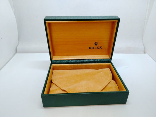 VINTAGE GENUINE ROLEX Green watch box case 68.00.55 no inner cushion 0905001y7S