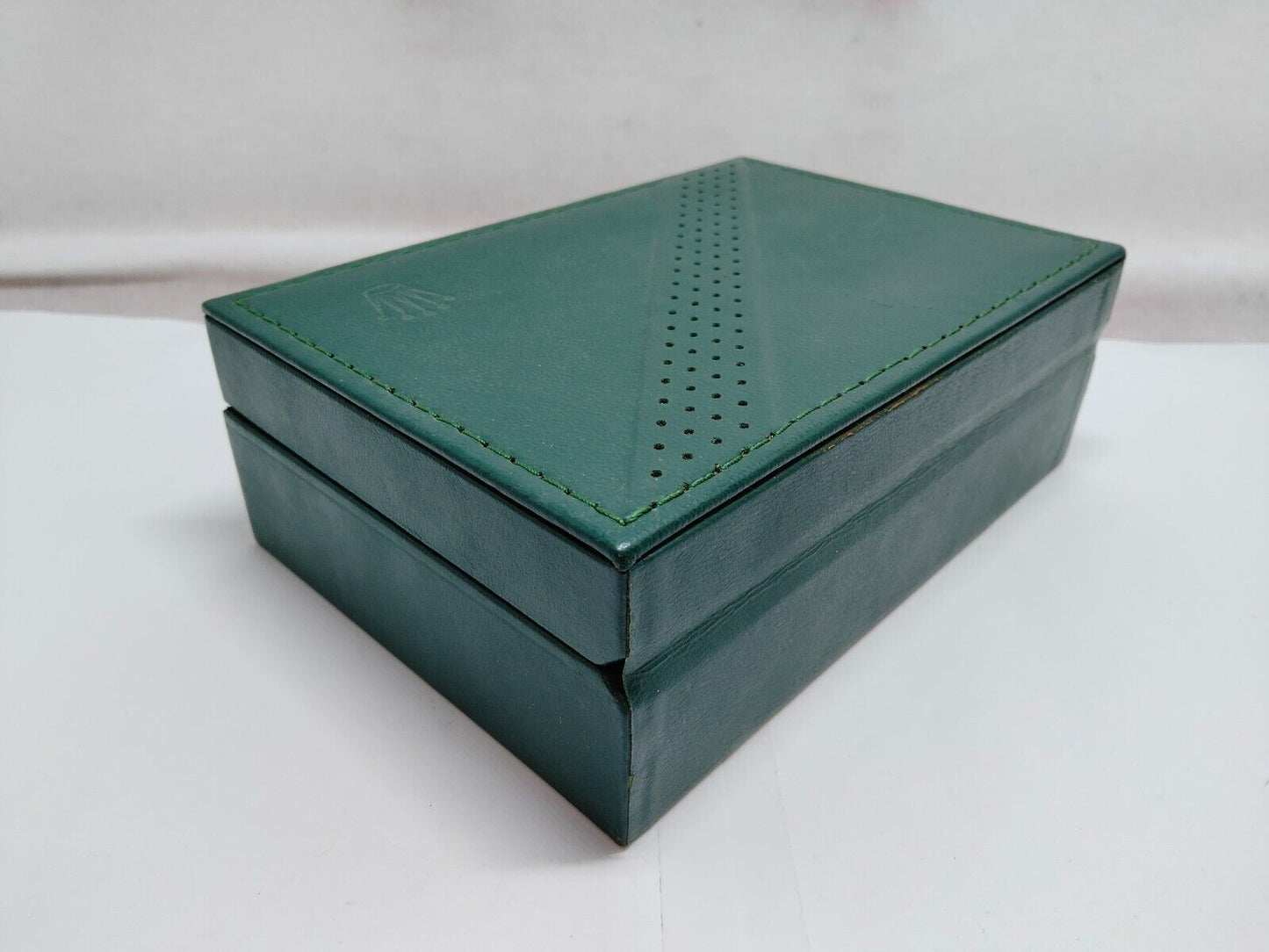 VINTAGE GENUINE ROLEX Green watch box case 68.00.2 no inner wood 230705001y3S