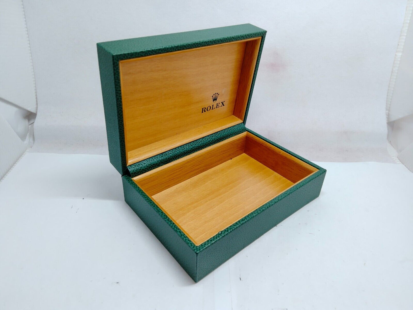 VINTAGE GENUINE ROLEX watch box case 68.00.55 no inner wood leather 0119004y4S