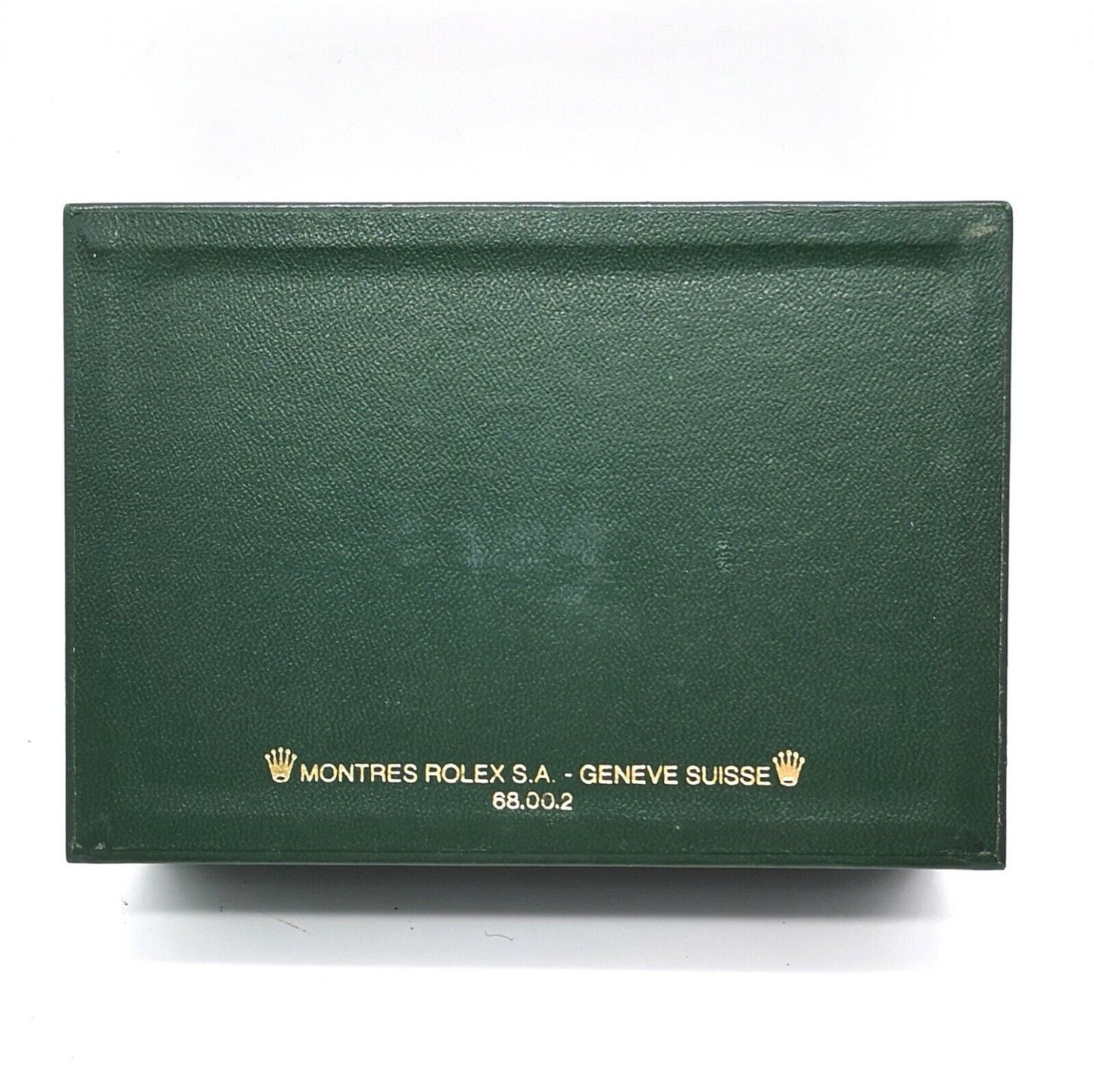 VINTAGE GENUINE ROLEX watch box case no inner cushion green 68.00.02 0302004e