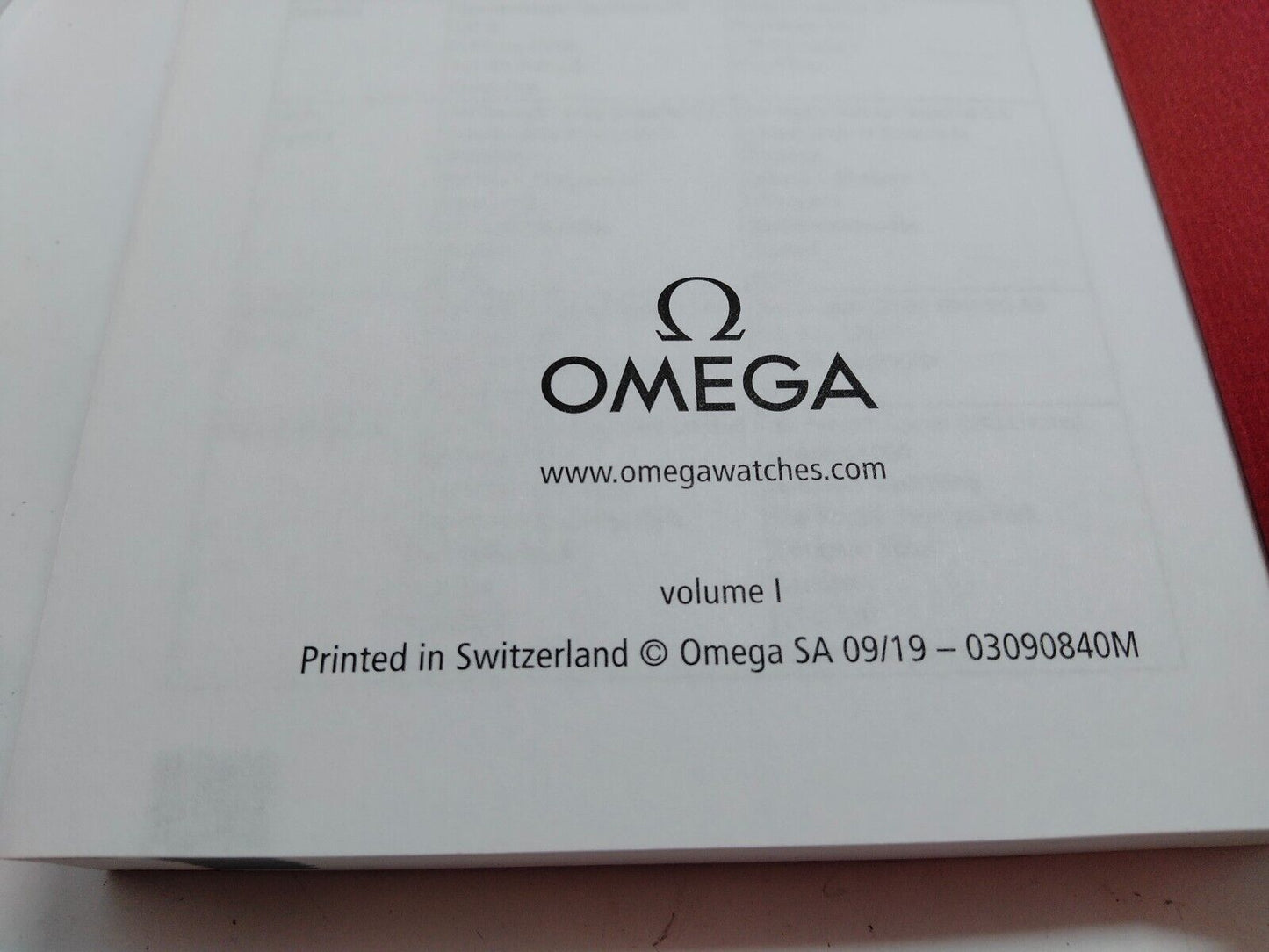 OMEGA watch box case Speedmaster Seamaster booklet wood leather tag 230829006yS