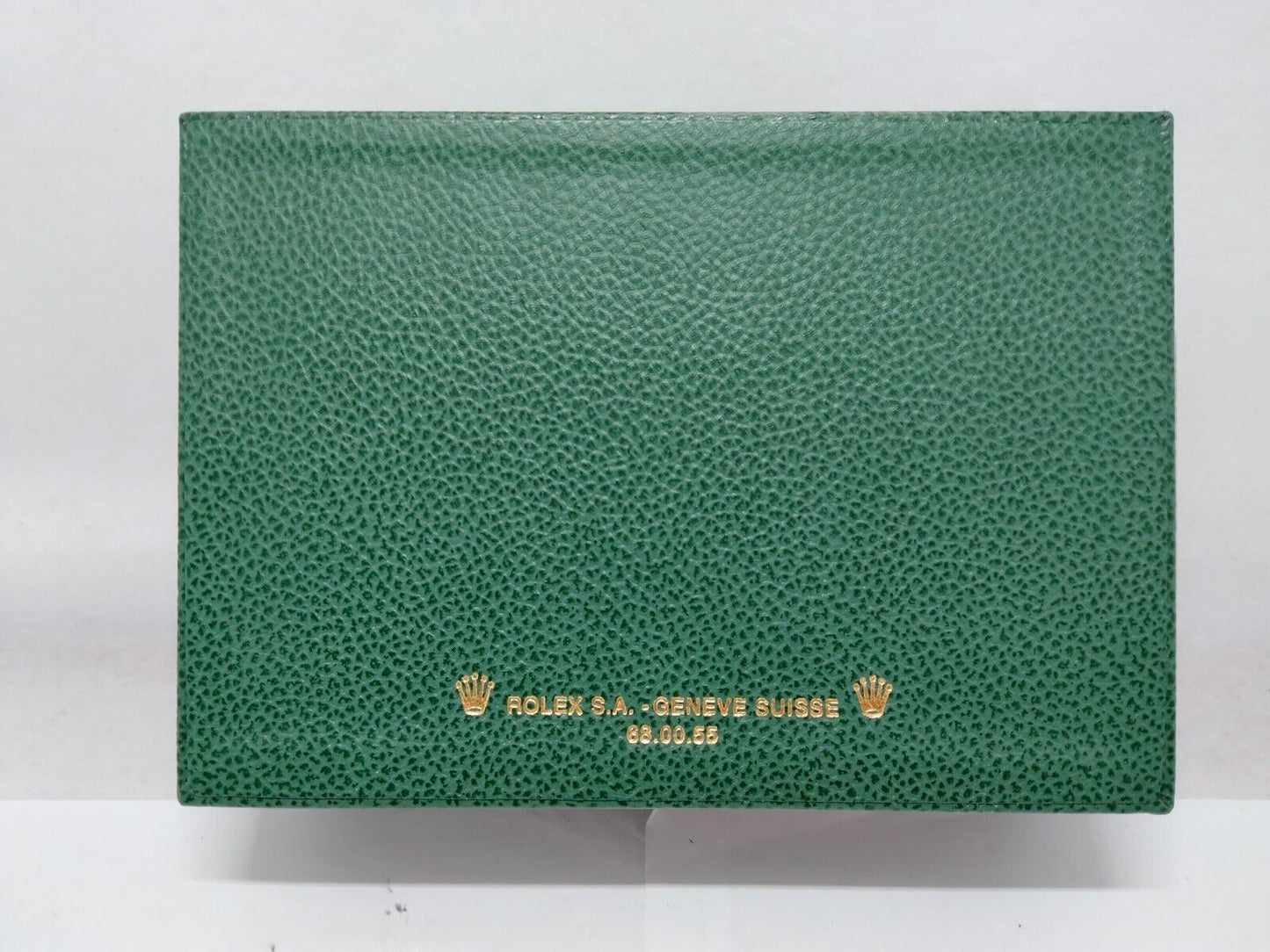 VINTAGE GENUINE ROLEX watch box case 68.00.55 wood no inner leather 1116003y3S