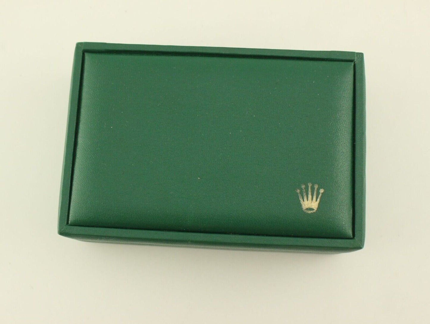 VINTAGE GENUINE ROLEX watch box case Green wood leather no inner 231208001eS