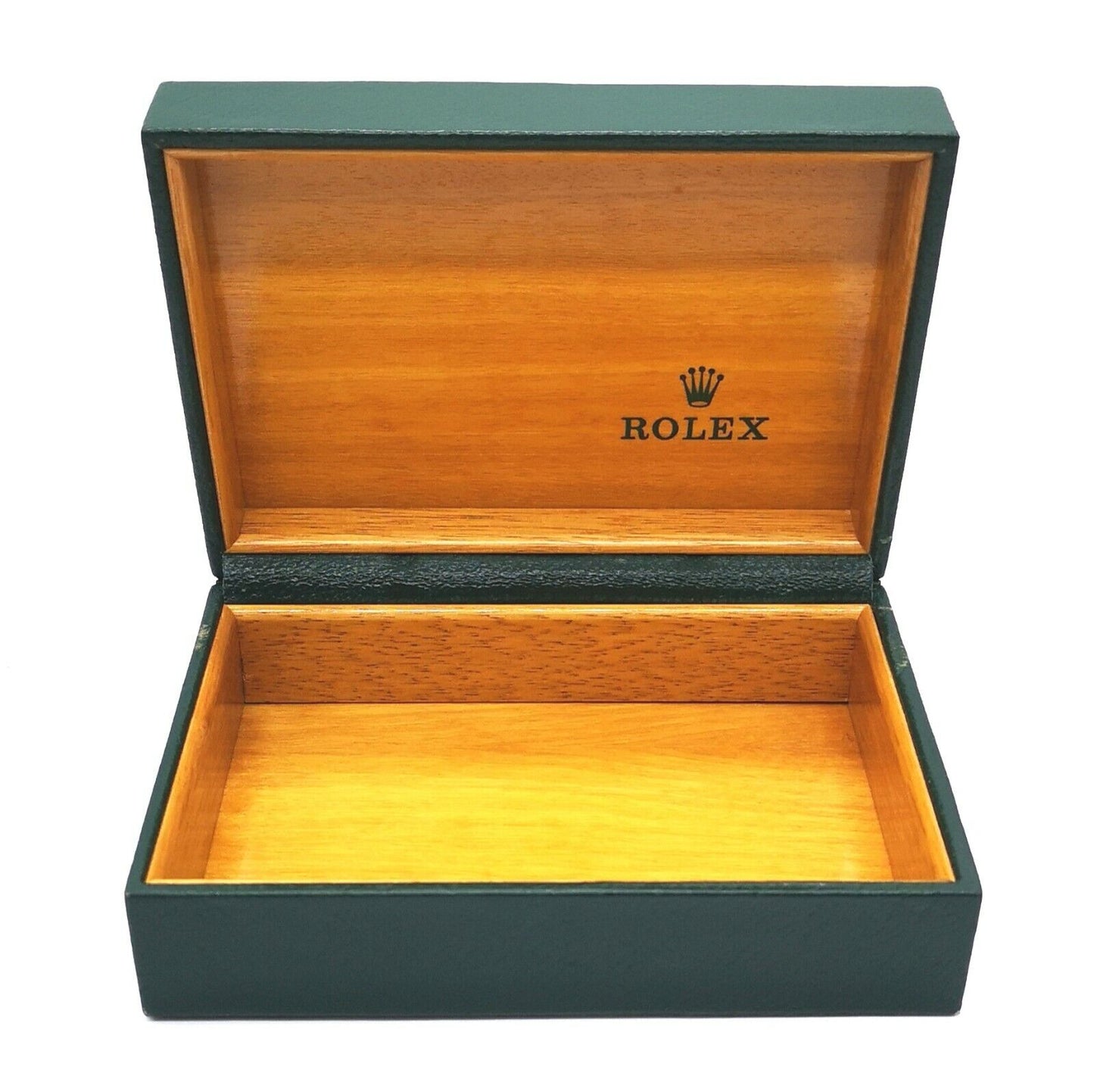 VINTAGE GENUINE ROLEX watch box case no inner cushion 68.00.55 Green 0301001e3