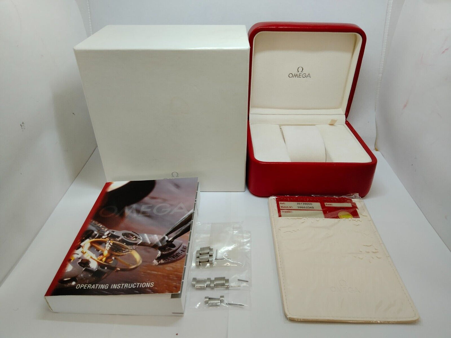 OMEGA Speedmaster Seamaster watch box case warranty guarantee card 0923001eS