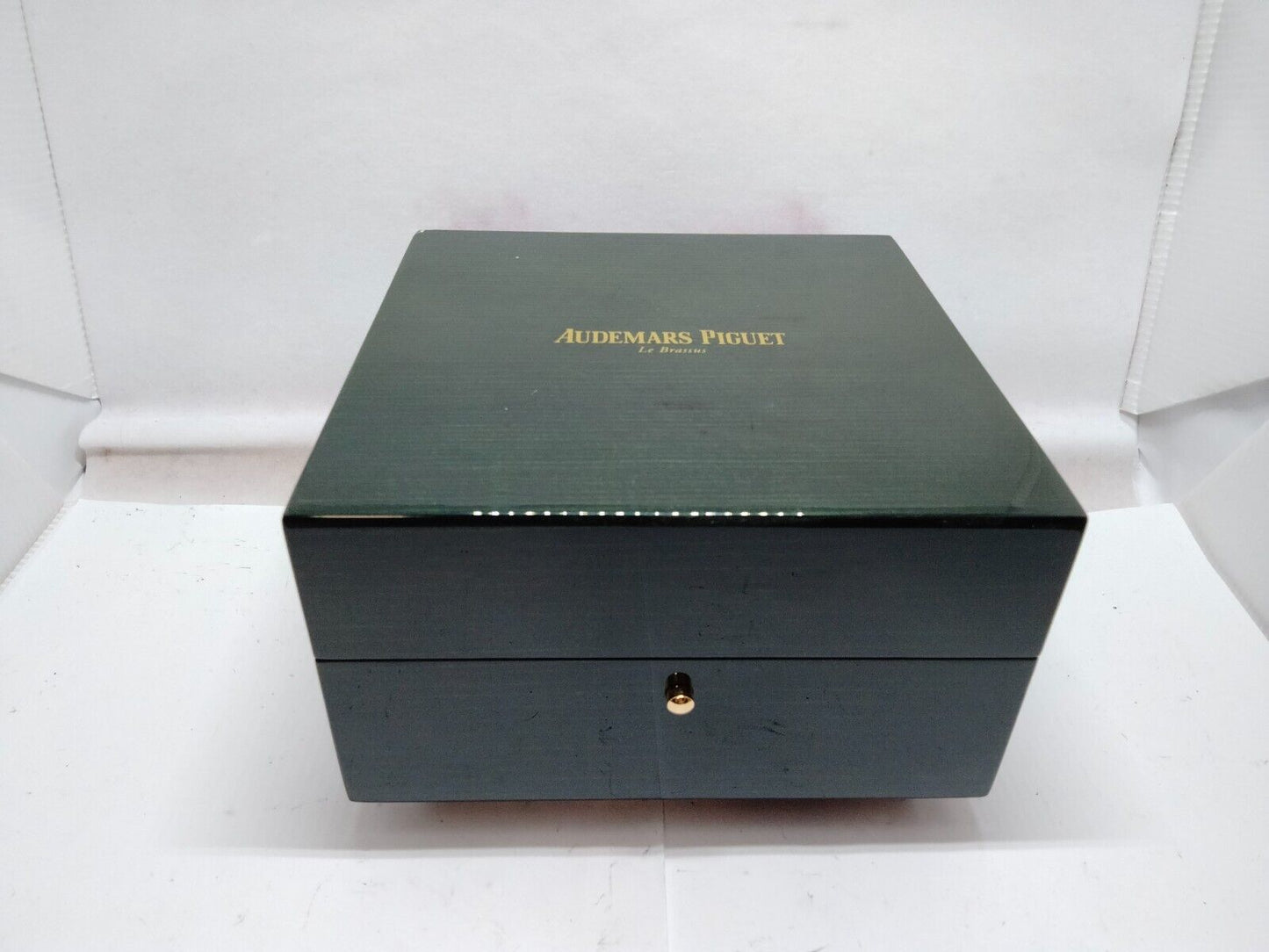 VINTAGE GENUINE AUDEMARS PIGUET watch box case tag booklet leather 230709009yS