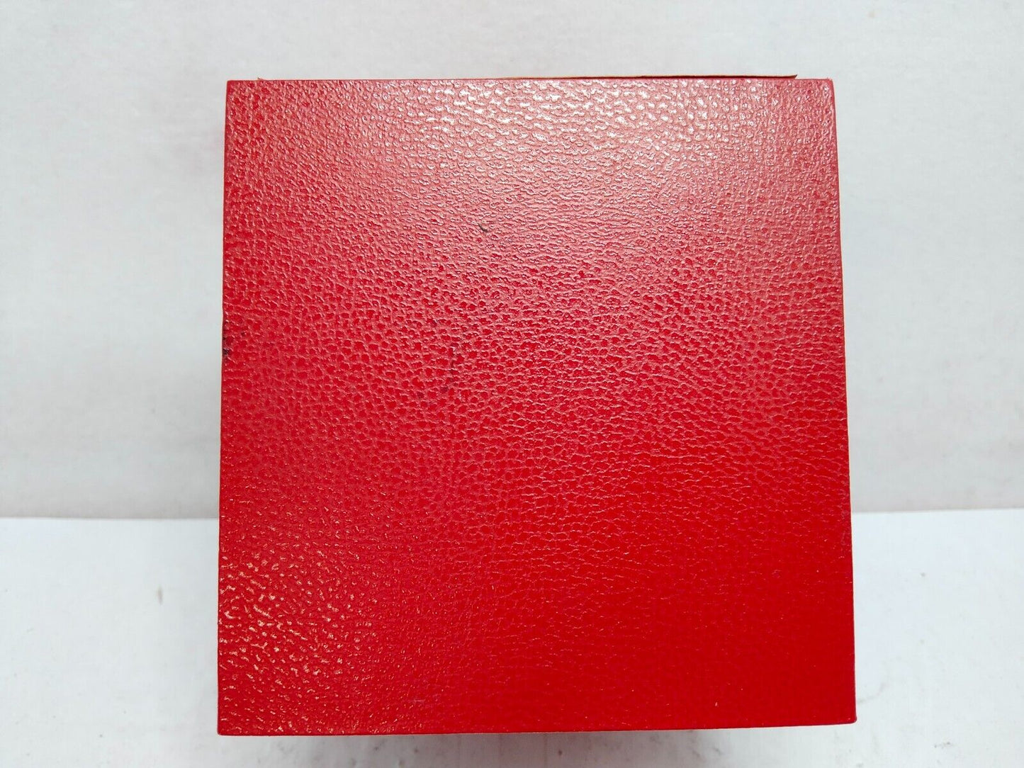 GENUINE OMEGA Speedmaster Seamaster Red watch box case no inner 230606010y7S