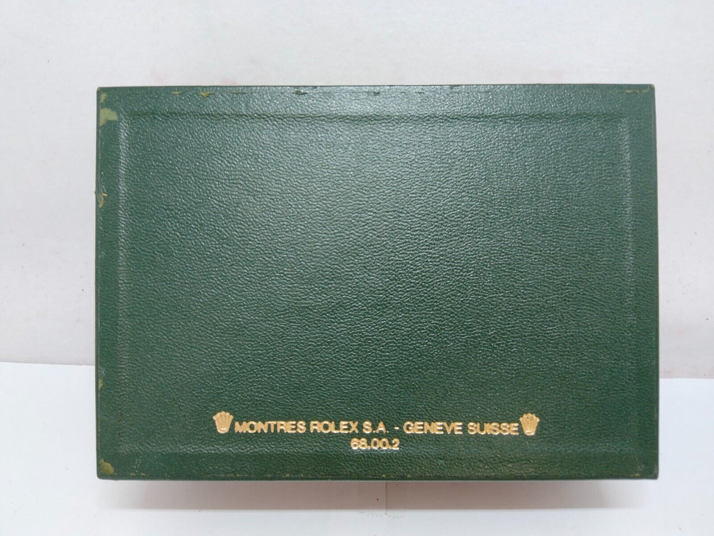 VINTAGE GENUINE ROLEX Green watch box case 68.00.2 no inner cushion 0921005yS