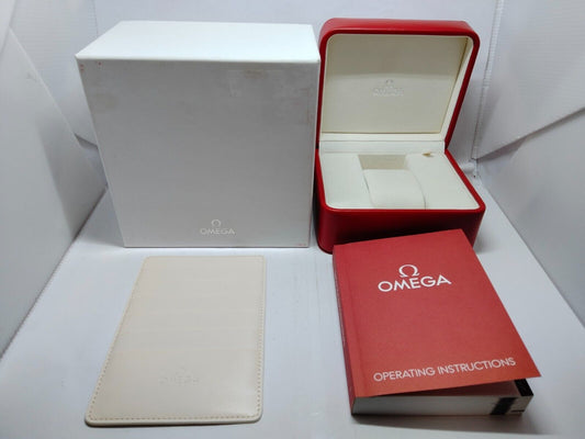 VINTAGE GENUINE OMEGA Speedmaster Seamaster watch booklet box case 230826006yS